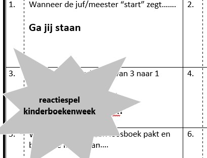 Reactiespel Kinderboekenweek