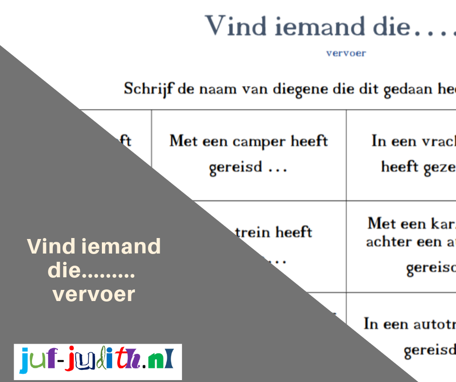 Vind iemand die ... vervoer