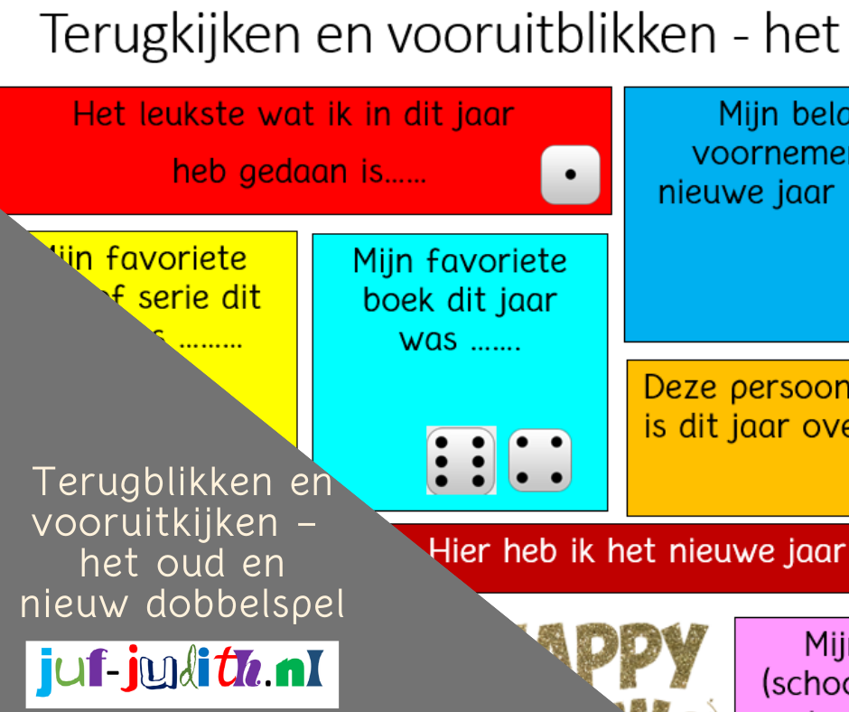 Terugblikken en vooruit kijken - oud en nieuw dobbelspel