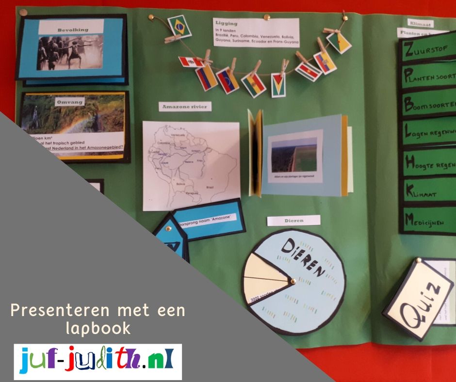 Presenteren met een lapbook