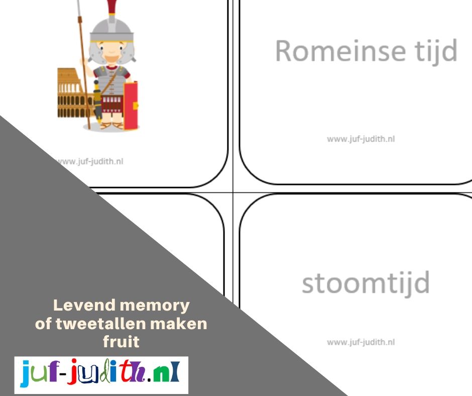 Tweetallen maken en levend memory personen uit de geschiedenis