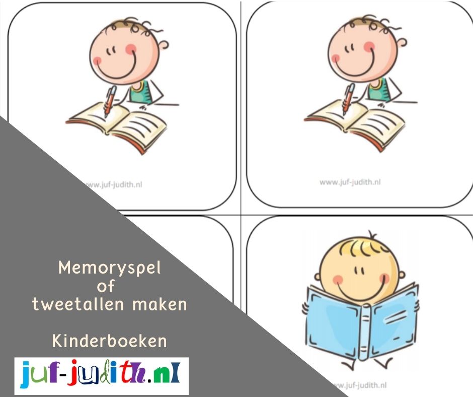 Memoryspel en tweetallen maken - Kinderboeken