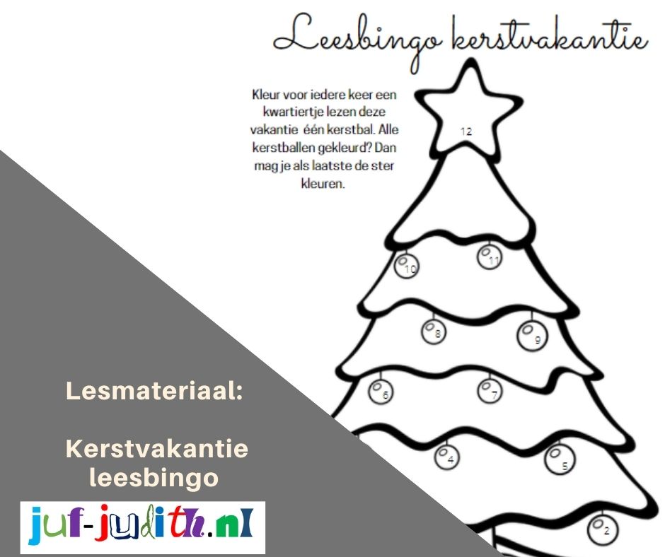 Leesbingo kerstvakantie