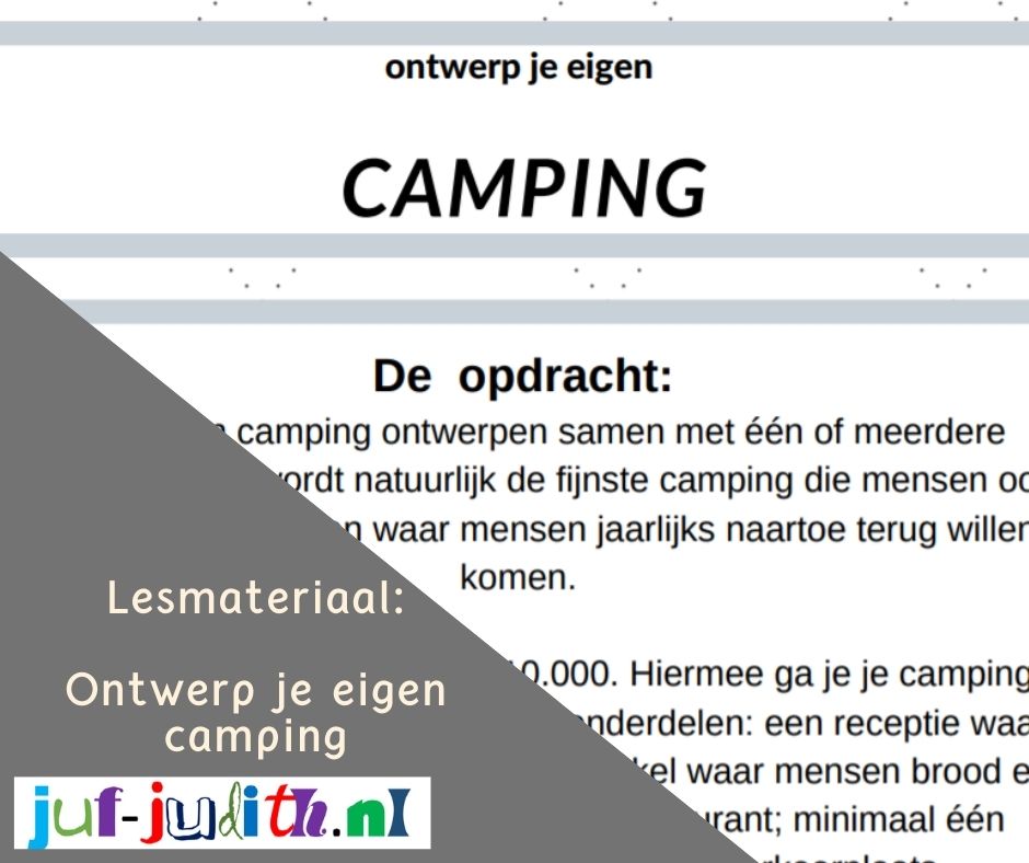 Ontwerp je eigen camping