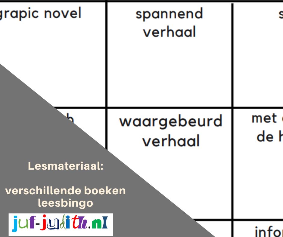 Verschillende boekenbingo