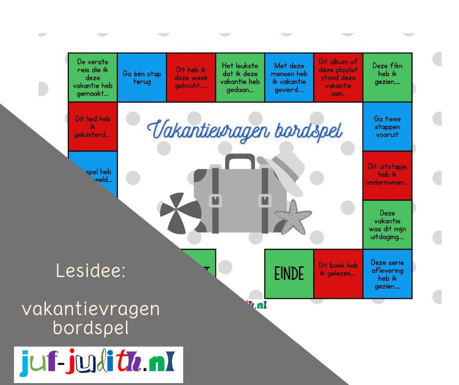 Vakantievragen bordspel